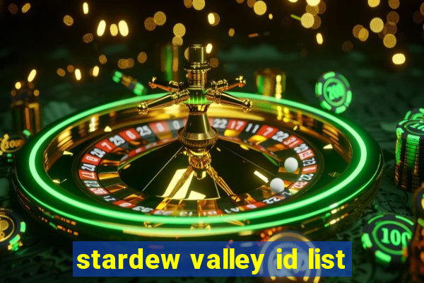 stardew valley id list